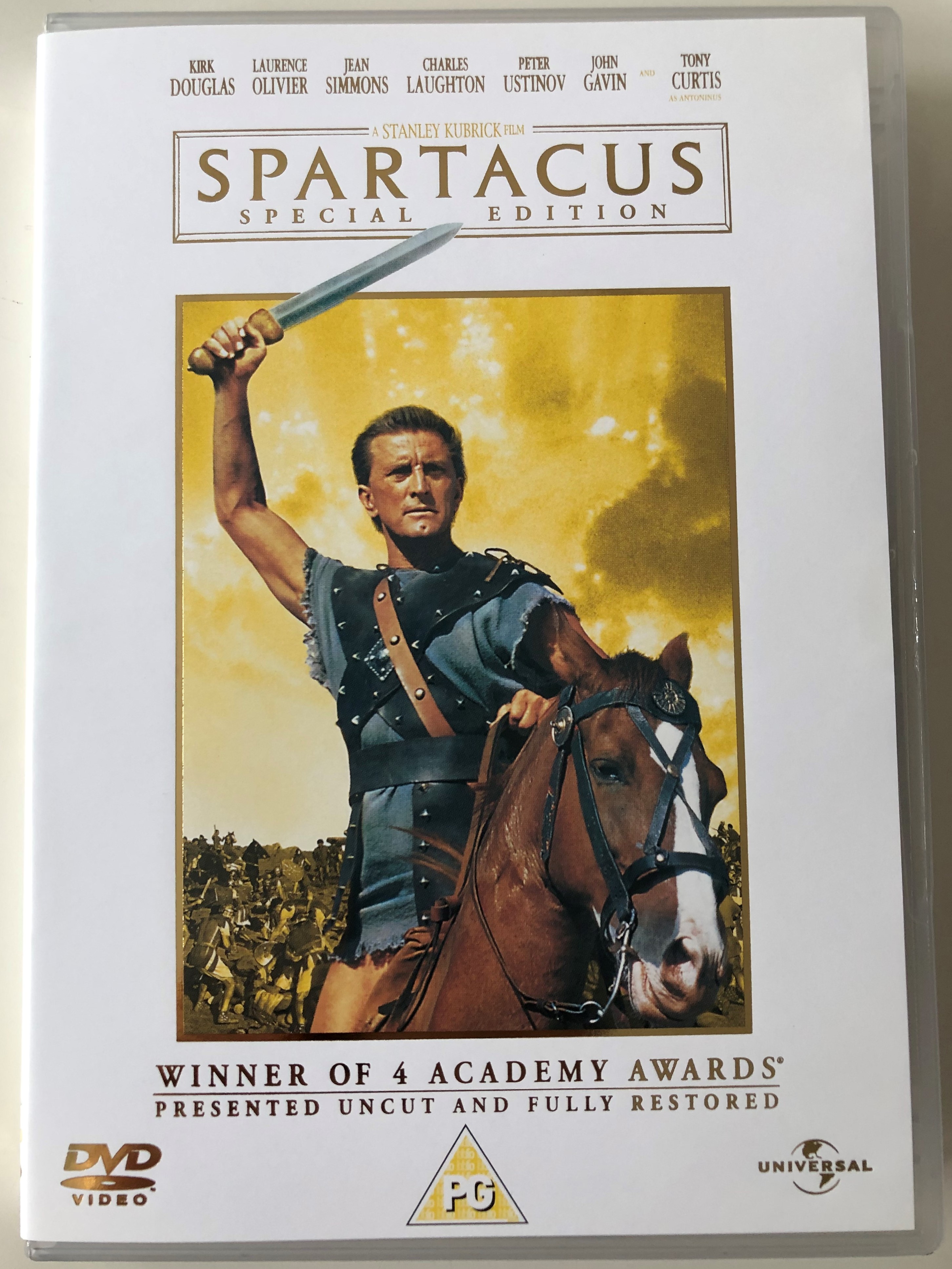 Spartacus 1960 Dvd 2 Disc Special Edition Directed By Stanley Kubrick